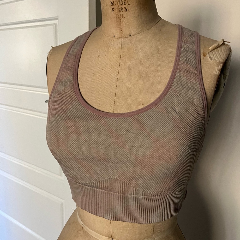 Seamless Ribbed sports bra - light Pink